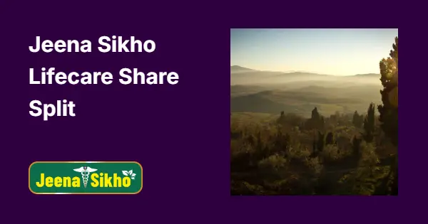 Jeena Sikho Lifecare Share Split