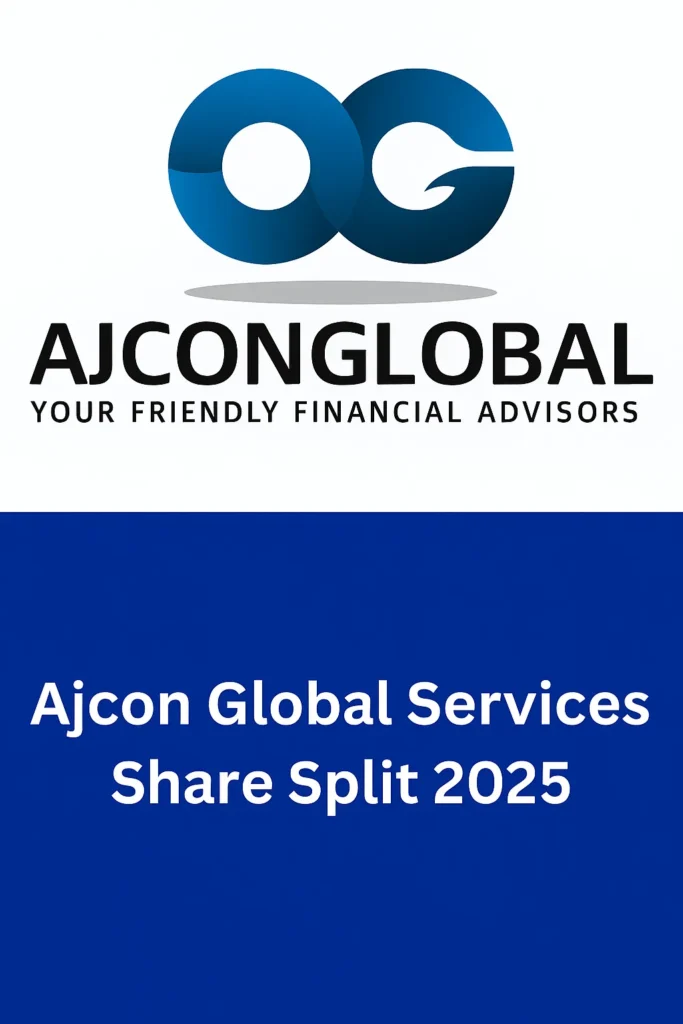 Ajcon Global Services share split